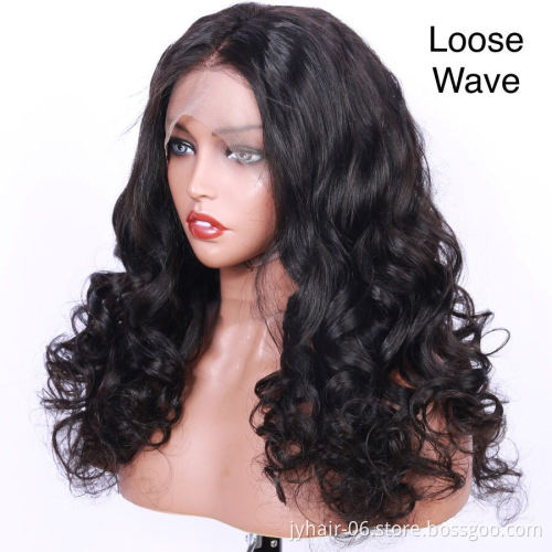Popular Lace Frontal Wig Transparent Lace Wig Full Lace for Sale